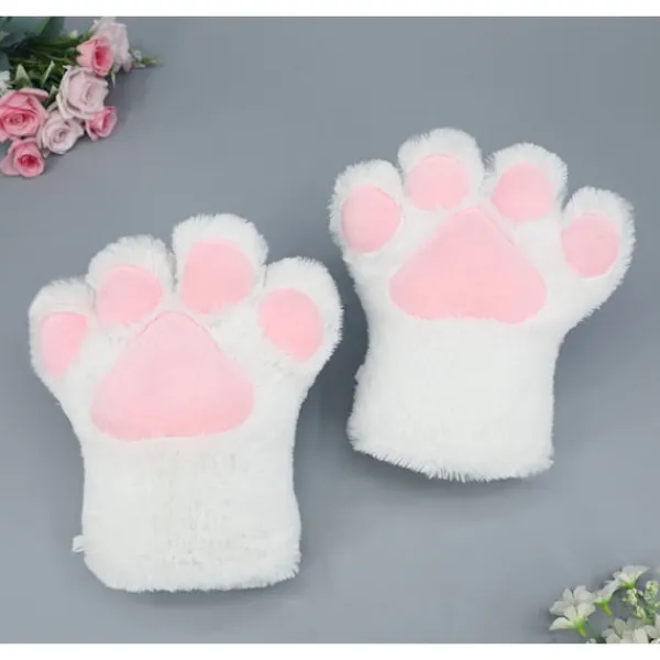 cosplay djur katt varg björn hund kanin räv tassar klor vantar handskar> Tillbehör