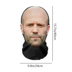 Cosplay Huvudbonad Hiphop Mode Balaclava 3D-tryckt Mask Hel Ansikte Elastiskt Nät> Masker
