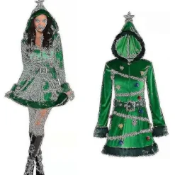 Cosplay Julgransklänning Dam Party Dansklänning> Dräkter