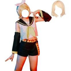 AcserGery Cosplay Kostym Anime Sailor Uniform Halloween Party Outfit Komplett Set 8pack> Dräkter