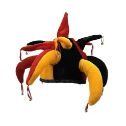 Cosplay Kostym Mardi Gras Hatt Hovnarr Hatt Renässansnarr Hatt Narrhuvudbonad Medeltida Narrhatt-Xin> Huvudbonader