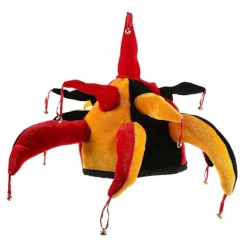 Cosplay Kostym Mardi Gras Hatt Hovnarr Hatt Renässansnarr Hatt Narrhuvudbonad Medeltida Narrhatt-Xin> Huvudbonader