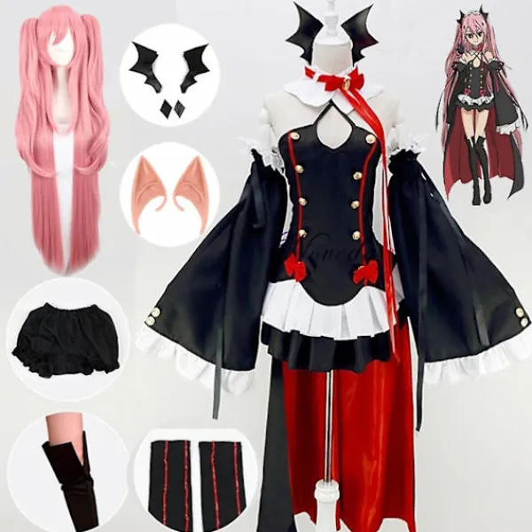 Coplay Kotym Uniform Peruk Coplay Anime Häxa Vampyr Halloween Kotym> Peruker
