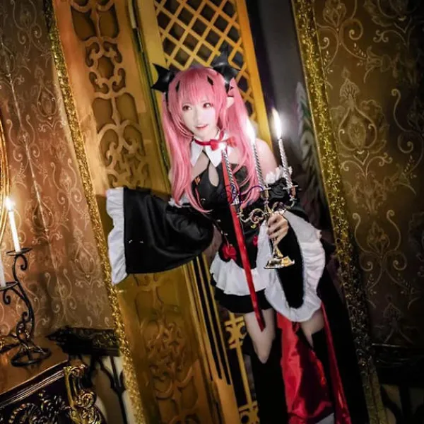Coplay Kotym Uniform Peruk Coplay Anime Häxa Vampyr Halloween Kotym> Peruker