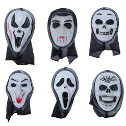 HEET Cosplay Kostymer Skräck Ghost Cosplay Mask för The Face Headwea F> Masker