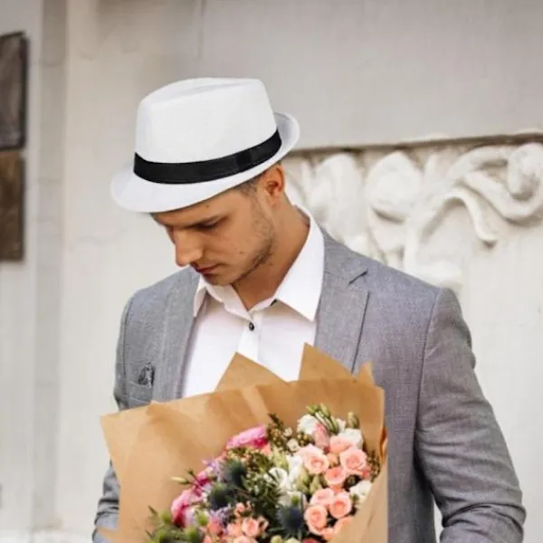 Cosplay kostymtillbehör Great Gatsby BLÅ> Tillbehör