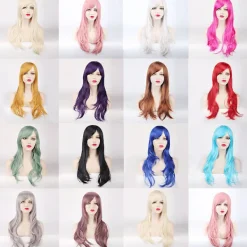 Superp Cosplay lång rulle anime peruk silver><noscript><img width=