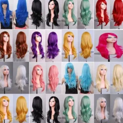 Superp Cosplay lång rulle anime peruk silver><noscript><img width=