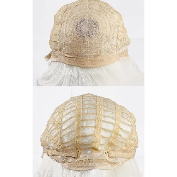 Cosplay lockigt hår svans full peruker kort mörkblå peruk mode cosplay stil> Peruker