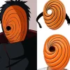 Cosplay Mask Rekvisita Uchiha Obito Orange Resin Party Halloween Tobi Mask Present> Masker