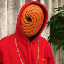 Cosplay Mask Rekvisita Uchiha Obito Orange Resin Party Halloween Tobi Mask Present><noscript><img width=