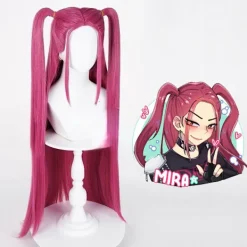 Cosplay Mira Barnperuk, Halloween Realistisk Hårbotten Topp Anime Peruk..><noscript><img width=