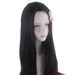 Cosplay peruk demon slayer gradient långt hår syntetisk peruk W><noscript><img width=