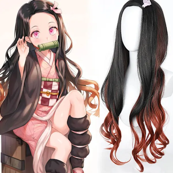 Cosplay Peruk, Demon Slayer Koyomi Peruk> Peruker