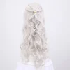 ##/Cosplay peruk för kvinnor, Daenerys peruk lång blond lockig Kha##/> Peruker