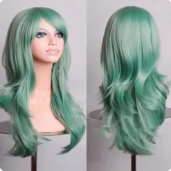 Otego Cosplay Peruk inkl. peruknät & löshårskam Rosa><noscript><img width=