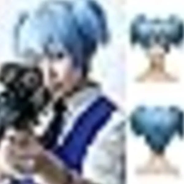 Cosplay Peruk Värmebeständigt Syntetiskt Hår Halloween Party Kostym> Peruker