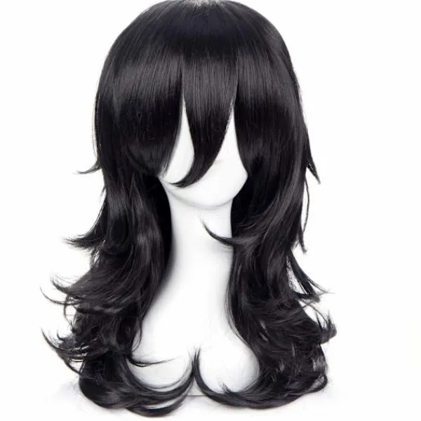 Cosplay Shouta Aizawa Peruk Anime Lång Svart Peruk för Halloween Kostymfest> Peruker