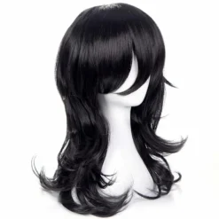 Cosplay Shouta Aizawa Peruk Anime Lång Svart Peruk för Halloween Kostymfest><noscript><img width=