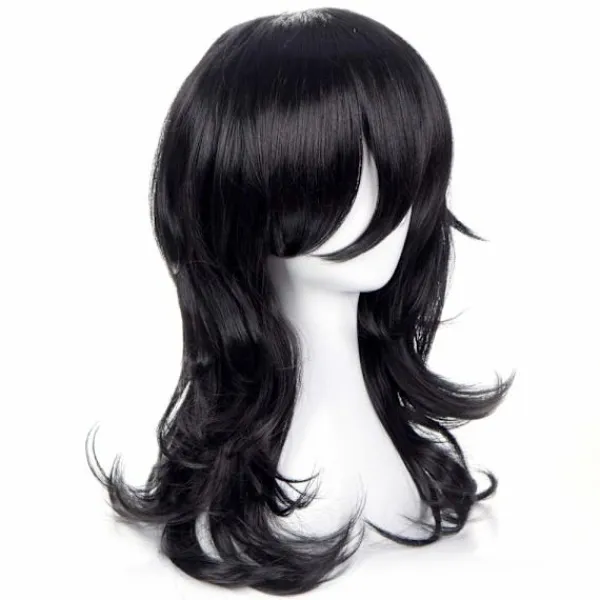 Cosplay Shouta Aizawa Peruk Anime Lång Svart Peruk för Halloween Kostymfest> Peruker
