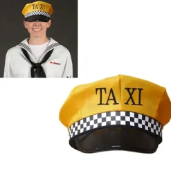 Cosplay Taxichaufför Hatt för Kvinnlig Taxichaufför Keps Möhippa Kostym Stor Brätte Uniform Keps Rollspel Huvudbonad> Huvudbonader