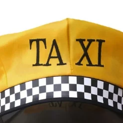 Cosplay Taxichaufför Hatt för Kvinnlig Taxichaufför Keps Möhippa Kostym Stor Brätte Uniform Keps Rollspel Huvudbonad><noscript><img width=
