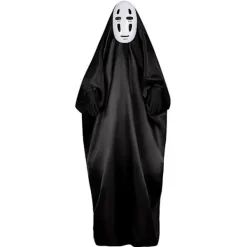 Cosplay-dräkt Spirited Away No Face Kaonashi Cosplay-dräkt Halloween-dekorationsfestdräkt Maskkläder Handskar Set Gåvor> Dräkter
