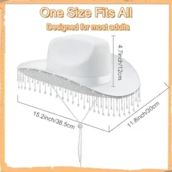 Cowboyhatt Halloween-kostym Cowgirlhatt för kvinnor män vuxna Western Cow Girl Hat Dress Up Birthday Halloween Cow Girl><noscript><img width=