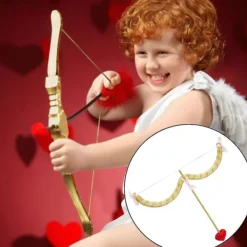 DMstore Cupid Pilbåge Leksakssats, Båge & Pilset Cupid Kostym Fotorekvisita För Vuxna [DmS]><noscript><img width=
