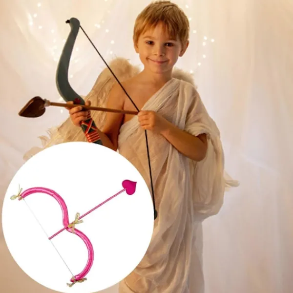 Cupidos pil och båge Kostymfest rollspel Cupidos pil och båge Rosa> Tillbehör