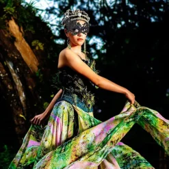 Dam Sexig Maskerad Spetsmask Halloween Maskeradfest Halvmask 2 stycken><noscript><img width=