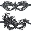 Damernas Sexiga Boll Maskerad Kostym Spetsmask Halloween Maskeradfest Halv Mask 2 stycken> Masker