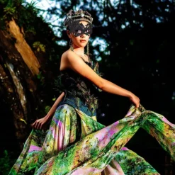 Damernas Sexiga Boll Maskerad Kostym Spetsmask Halloween Maskeradfest Halv Mask 2 stycken><noscript><img width=