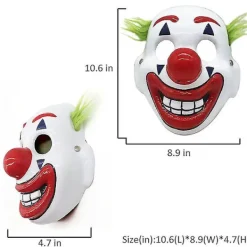 Dc Film Joker Mask Arthur Fleck Cosplay Mask Clown Maskerad Halloween Läskig Mask> Masker