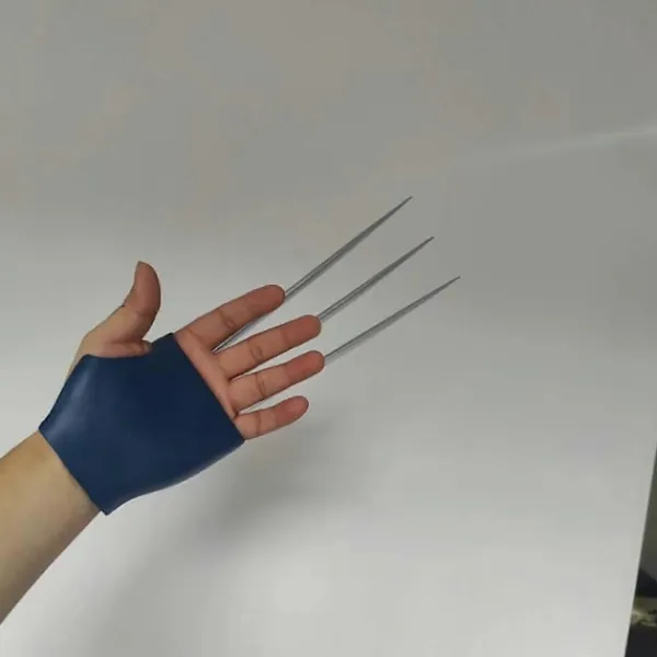 Deadpool 3 Wolverine Klor Handskar 1:1 Bärbara COSplay Rekvisita Praktiska Modeller-WELLNGS> Tillbehör