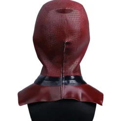 Deadpool Cosplay Wade Winston Wilson Lädermask Kostym Submarine Deuce Halloween Party Kostymrekvisita Standard Titel> Masker