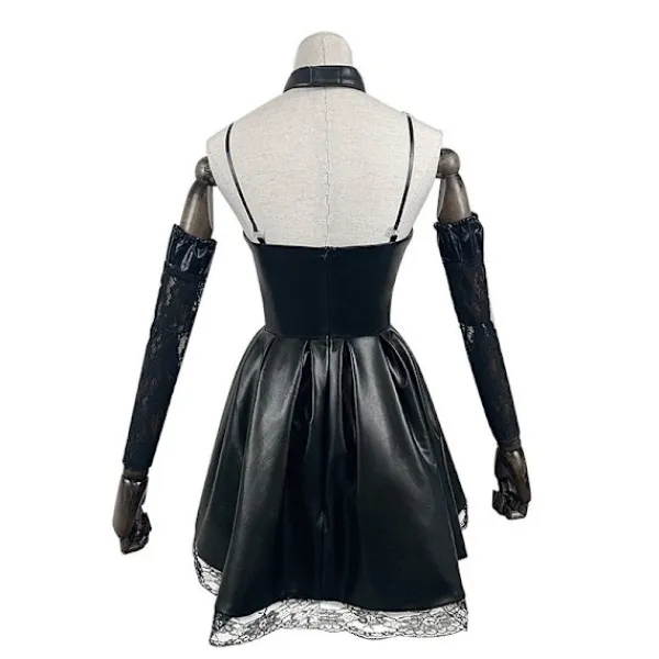Death Note Cosplay Kostym Misa Amane Anime Peruk Klänningsset Uniform Halloween Party Endast Peruk One Size> Peruker