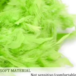 7-delad flerfärgad fjäderboa för kvinnor - Perfekt för fester och maskerader (1 av varje färg)> Tillbehör