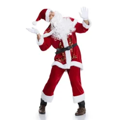 Holocky 8-delad Jultomte Kostym för Herrar - Festkläder för Julen 2XL><noscript><img width=