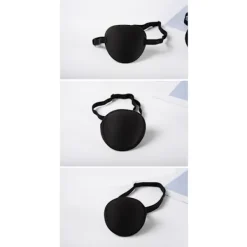 3-delad justerbar mjuk och bekväm piratögonmask för barn och vuxna, enkel ögonmask för amblyopi och lata öga><noscript><img width=
