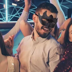 2-delad Maskerset för Par - Venetianskt Maskeraddräkt - Plast><noscript><img width=