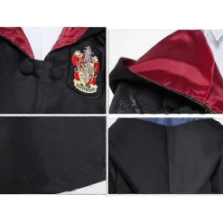 7-delars Magisk Trollkarl Harry Potter Cosplay Utklädningskappa Hogwarts Skoldräkt-WELLNGS Aldut L> Dräkter