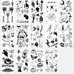 INF 14-delat temporärt tatueringsset> Smink