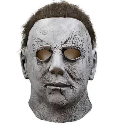 Deluxe Halloween Michael Myers Skräck Latex Mask - Perfekt för Karnevalsfest Maskeradrekvisita D> Masker