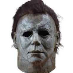Deluxe Halloween Michael Myers Skräck Latex Mask - Perfekt för Karnevalsfest Maskeradrekvisita D><noscript><img width=