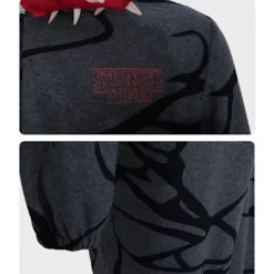 Demogorgon Kostym Onesie - Stranger Things Fleece Pyjamas, Varma Halloween Jul Sovkläder XL><noscript><img width=