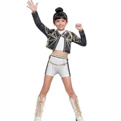 Demon Hunter K-Pop Cosplay Kostym för Kvinnor & Barn | Halloween Outfit[JUN] Ankelring 140cm_OF 140cm><noscript><img width=