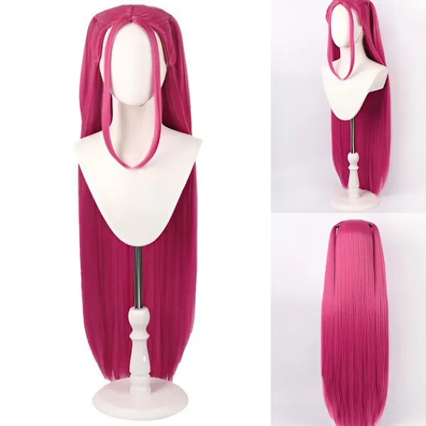 Demon Hunters Kostym Rumi Peruk Realistisk Anime Cosplay Peruk för Cosplay Konvent (FMY) Svart li_YF> Peruker