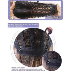 Demon Hunters Kostym Rumi Peruk Realistisk Anime Cosplay Peruk för Cosplay-konvent (FMY) Lila><noscript><img width=