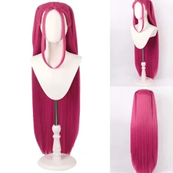 Demon Hunters Kostym Rumi mira zoe Realistisk Anime Cosplay Peruk för Cosplay-konvent><noscript><img width=